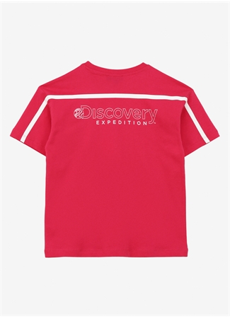 Discovery Expedition Baskılı Fuşya Kız Çocuk T-Shirt D4SG-TST3107_1