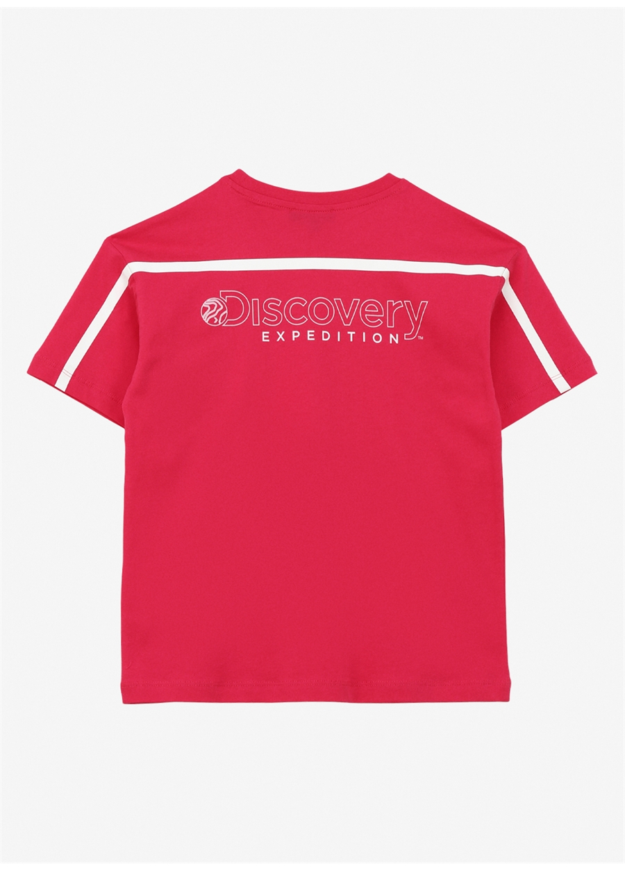 Discovery Expedition Baskılı Fuşya Kız Çocuk T-Shirt D4SG-TST3107_1