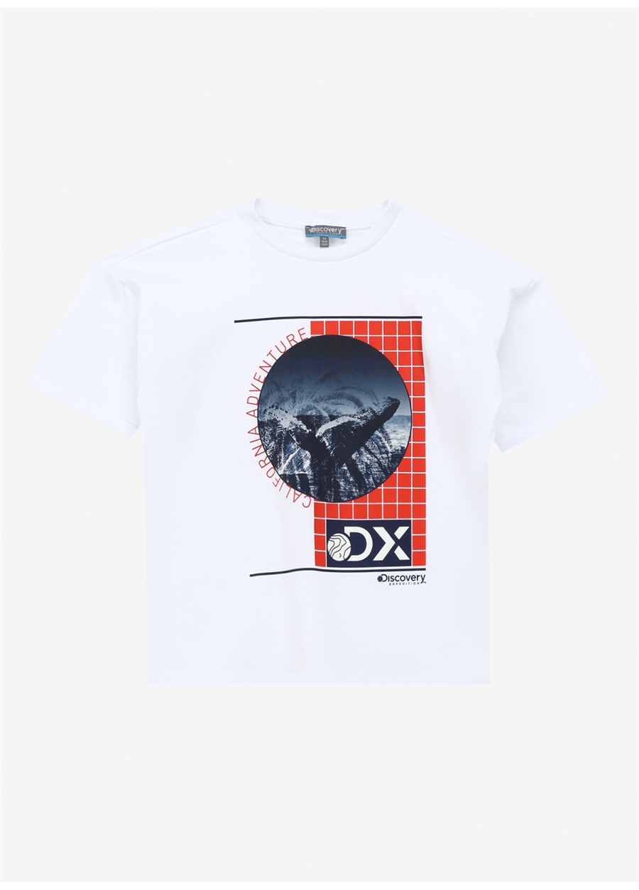 Discovery Expedition Beyaz Erkek Çocuk T-Shirt IS1230003076018