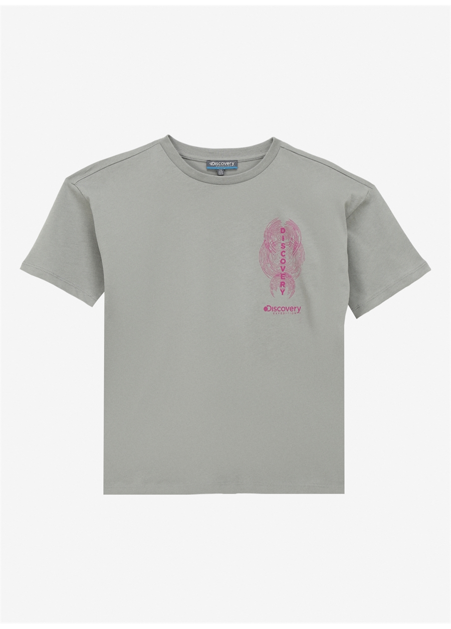 Discovery Expedition Gri Kız Çocuk T-Shirt IS1230012033003