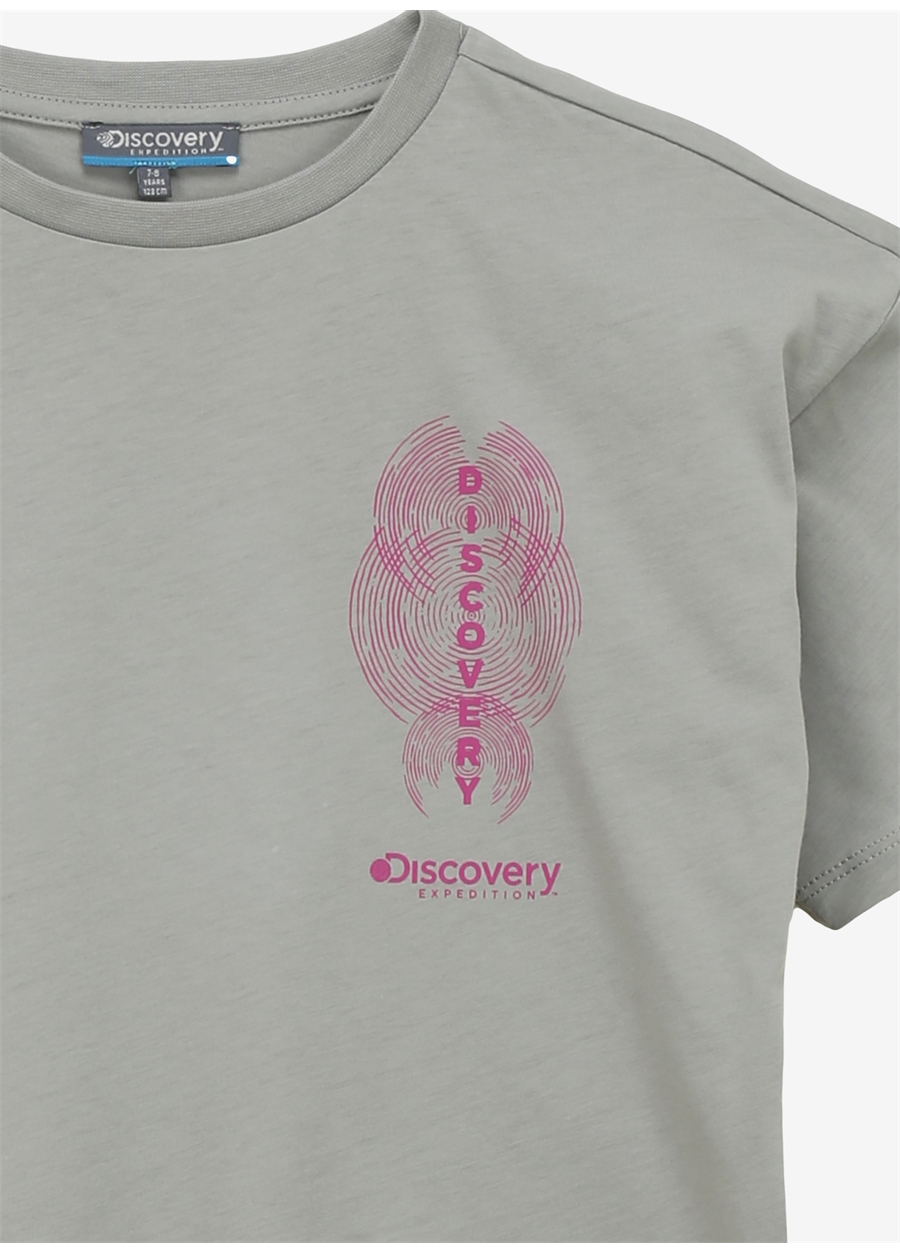 Discovery Expedition Gri Kız Çocuk T-Shirt IS1230012033003_2