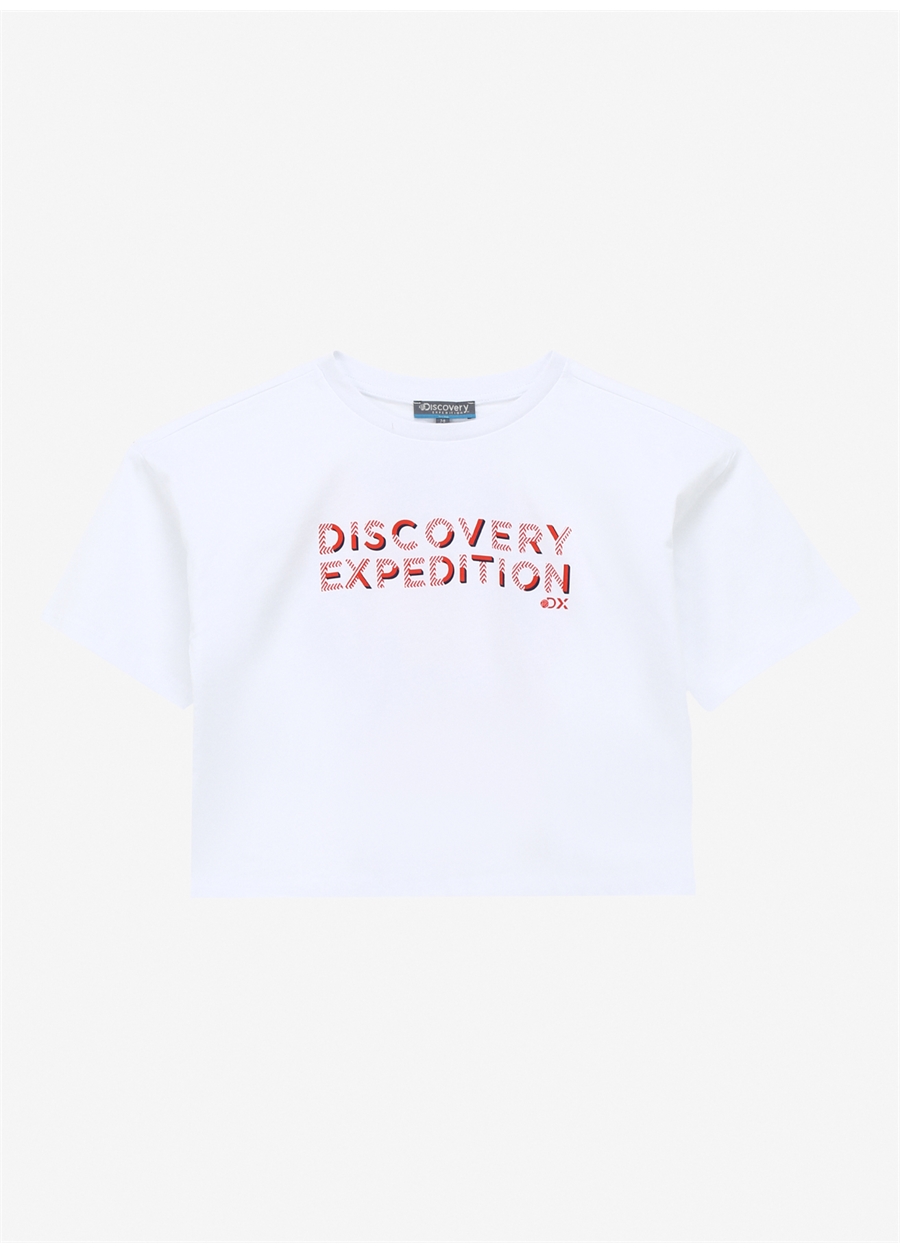 Discovery Expedition Beyaz Kız Çocuk T-Shirt IS1230050064014
