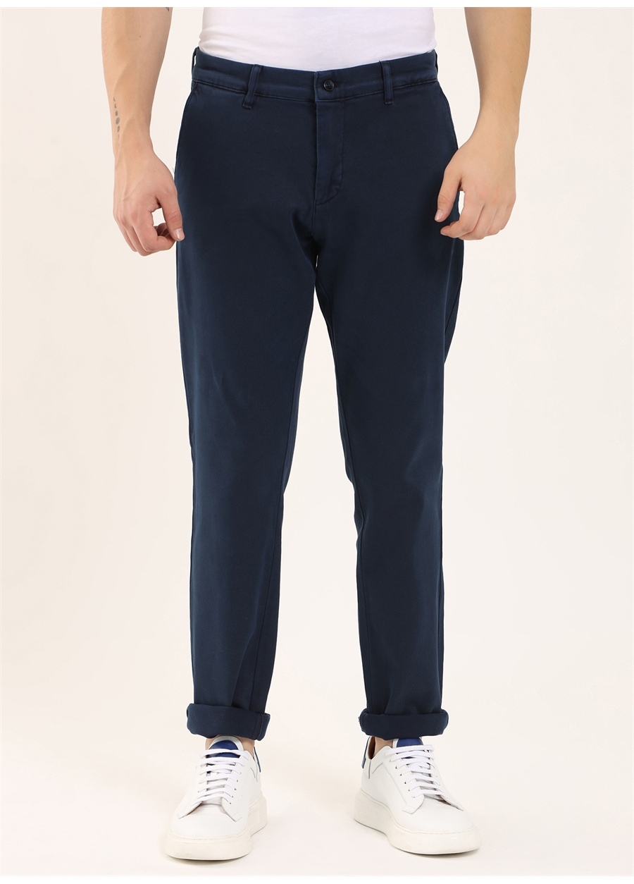 Dufy Standart Bel Normal Paça Regular Fit Lacivert Erkek Pantolon DU1234164006