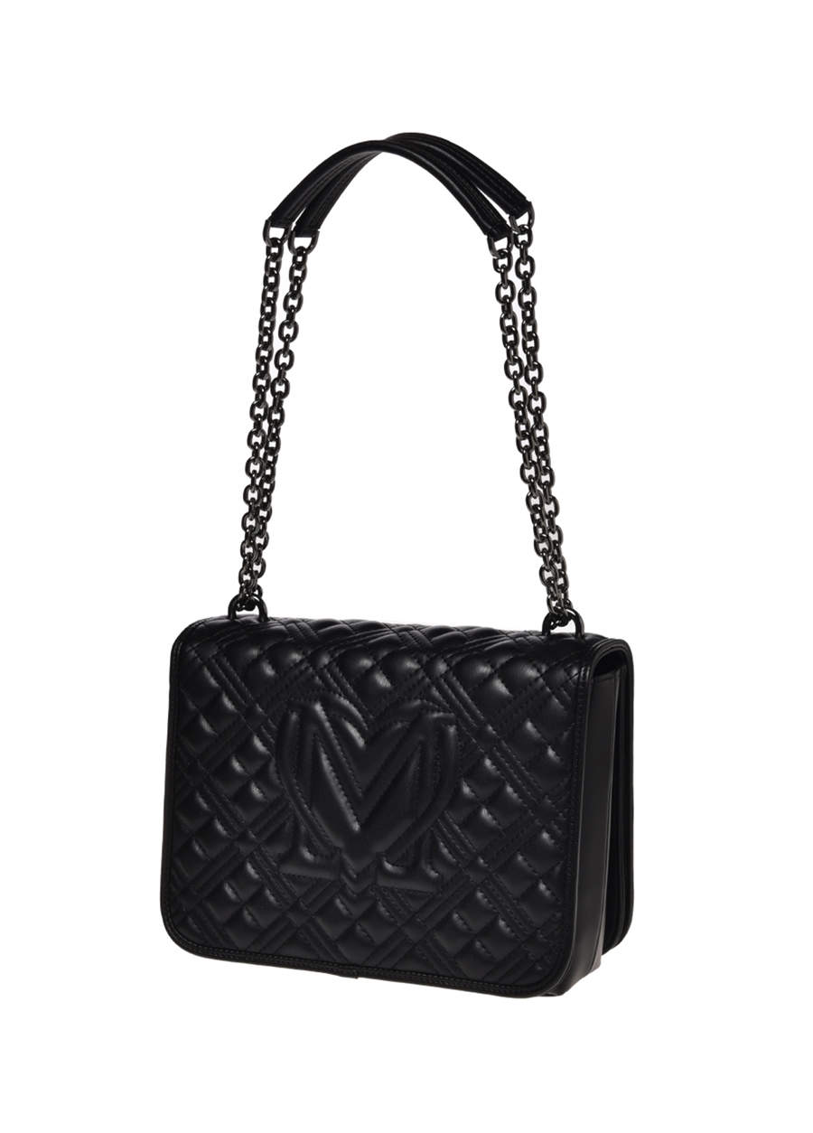 Love Moschino Siyah Kadın 19X26x7 Cm Omuz Çantası JC4000PP0HLA000A