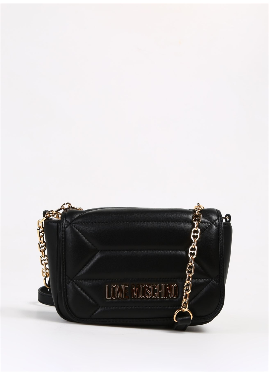 Love Moschino Siyah Kadın 14X19x8 Cm Omuz Çantası JC4056PP1HL1200A_0