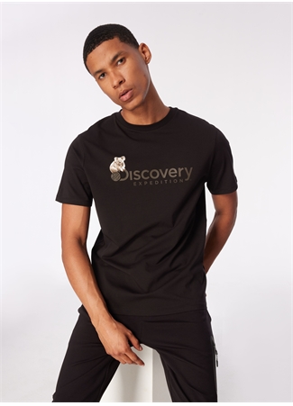 Discovery Expedition Siyah Erkek T-Shirt D4SM-TST3302