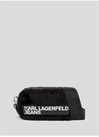 Karl Lagerfeld Jeans Siyah Kadın 20X12x7 Cm Çapraz Çanta 236J3011101_0