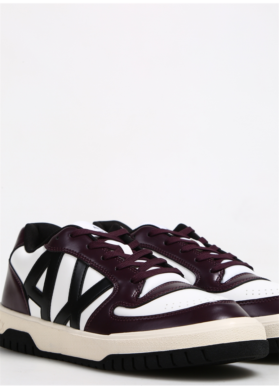 Armani Exchange Beyaz - Bordo Erkek Sneaker XUX179XV765_4