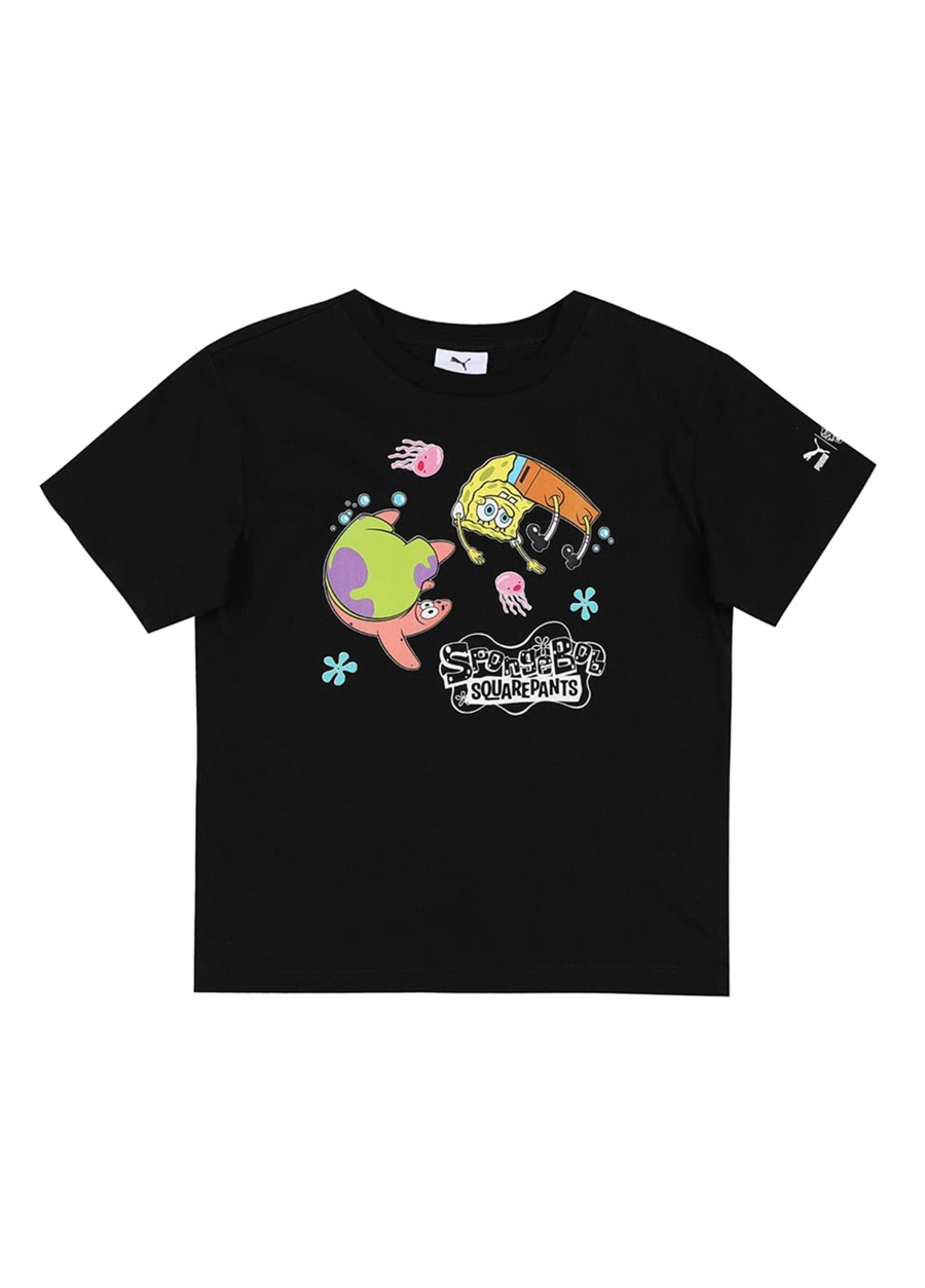 Puma Siyah Erkek Çocuk T-Shirt