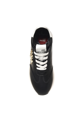 Love Moschino Siyah - Beyaz Kadın Deri Sneaker JA15074G1HIA100A_2