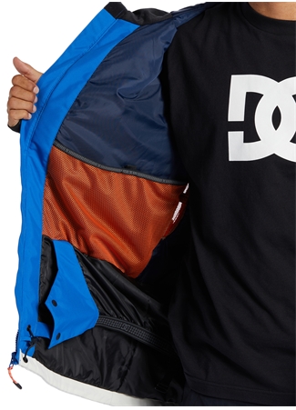 Dc Mavi Erkek Kapüşon Yaka Uzun Kayak Montu ADYTJ03063_DEFY JACKET_6