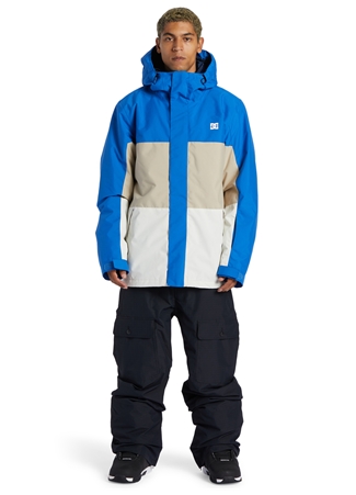 Dc Mavi Erkek Kapüşon Yaka Uzun Kayak Montu ADYTJ03063_DEFY JACKET_7