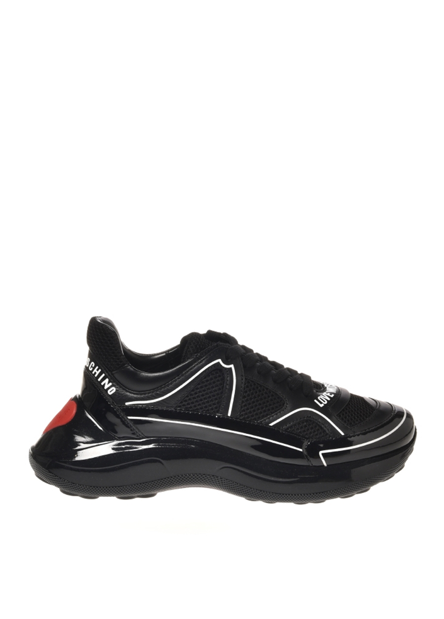 Love Moschino Siyah - Beyaz Kadın Sneaker JA15016G1HIQ500A