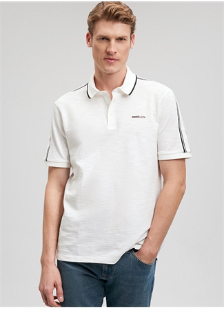 Mavi Düz Kırık Beyaz Erkek Polo T-Shirt M0611838-70057_POLO TİŞÖRT_1