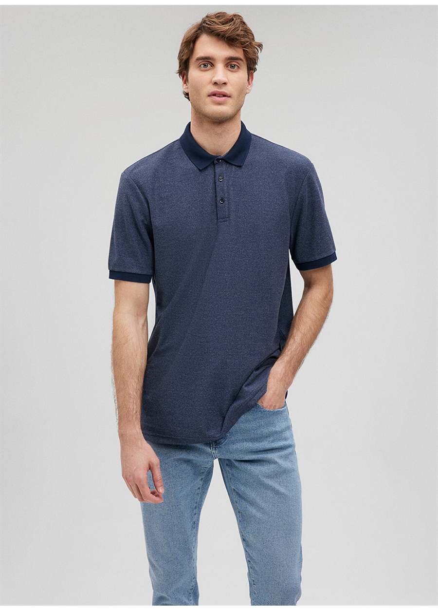 Mavi Düz Lacivert Erkek Polo T-Shirt M0611945-70490_POLO TİŞÖRT_0