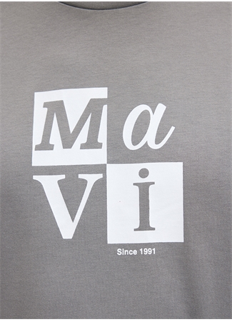 Mavi Düz Yaka Baskılı Yeşil Erkek T-Shirt M0612005-70132_MAVİ BASKILI TİŞÖRT_5