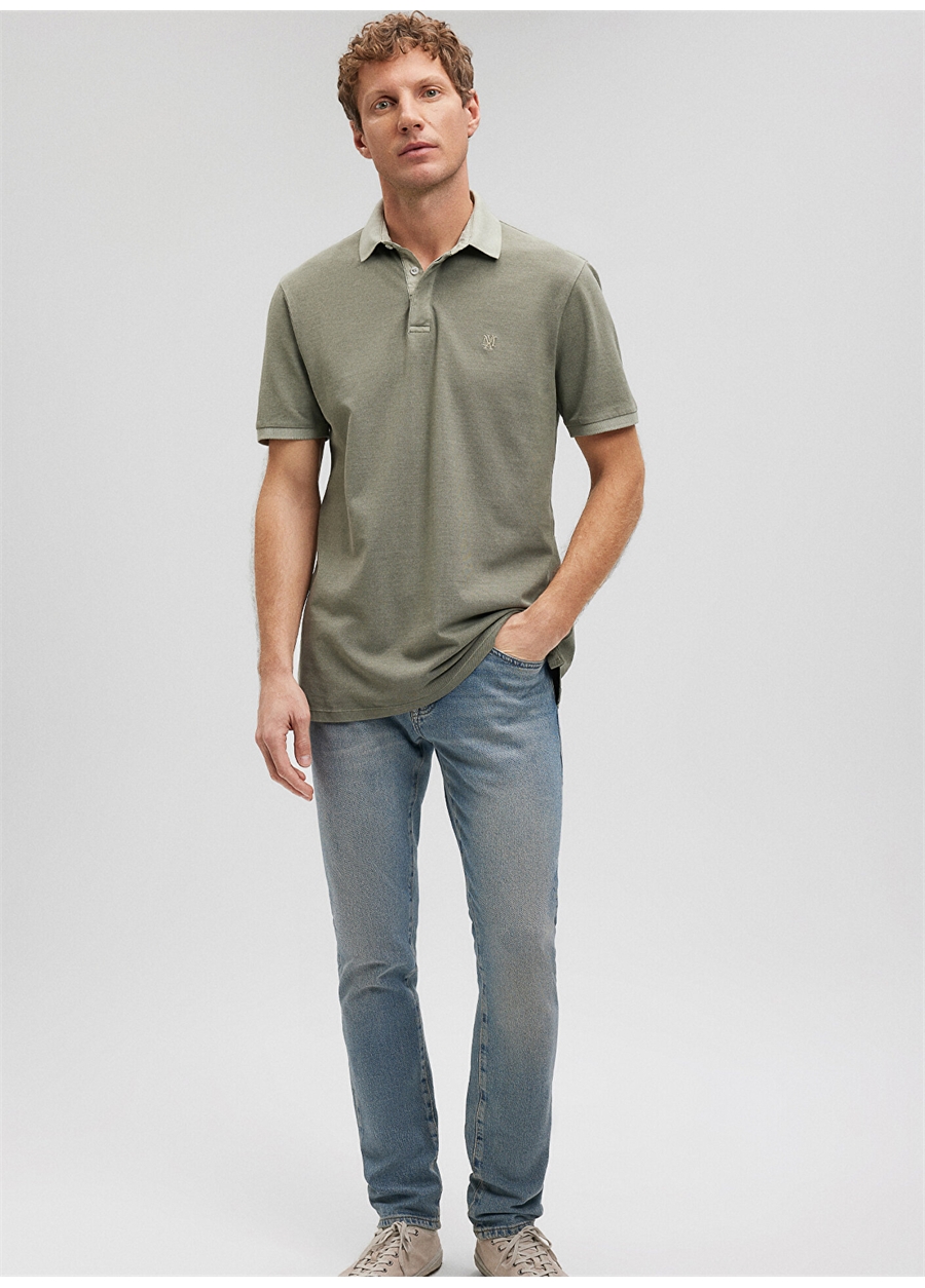 Mavi Düz Yeşil Erkek Polo T-Shirt M0612013-71559_POLO TİŞÖRT_1