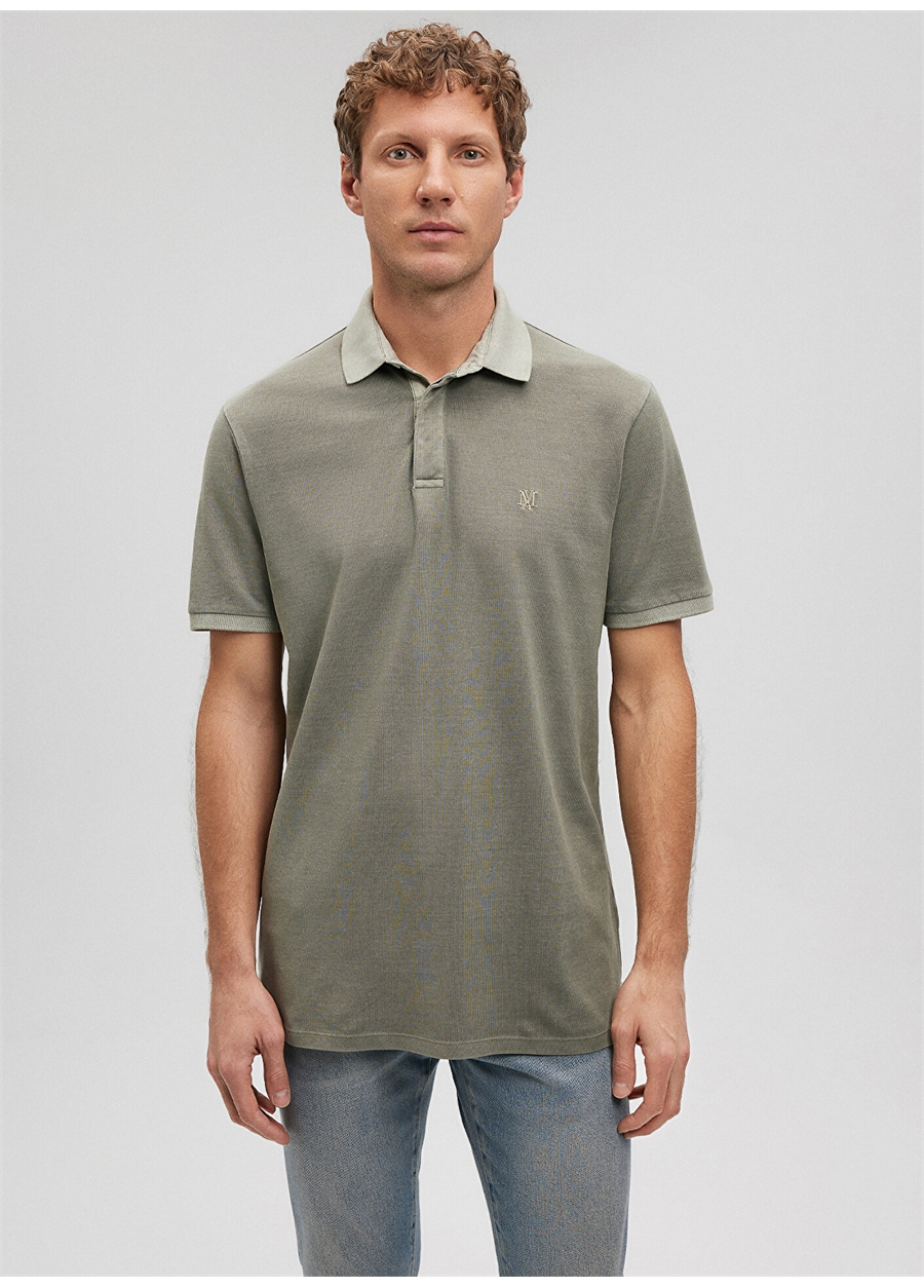 Mavi Düz Yeşil Erkek Polo T-Shirt M0612013-71559_POLO TİŞÖRT_2