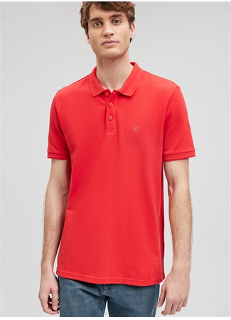 Mavi Düz Kırmızı Erkek Polo T-Shirt M064946-70471_POLO TİŞÖRT_1