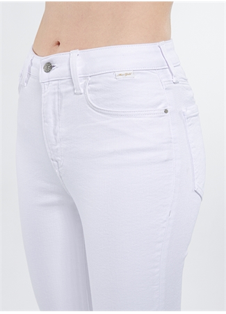 Mavi SERENAY Yüksek Bel Dar Paça Skinny Fit Beyaz Kadın Denim Pantolon M100980-83673_4