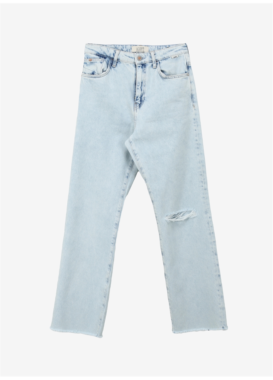 Mavi BARCELONA Yüksek Bel Straight Fit Mavi Kadın Denim Pantolon M101047-87056_6