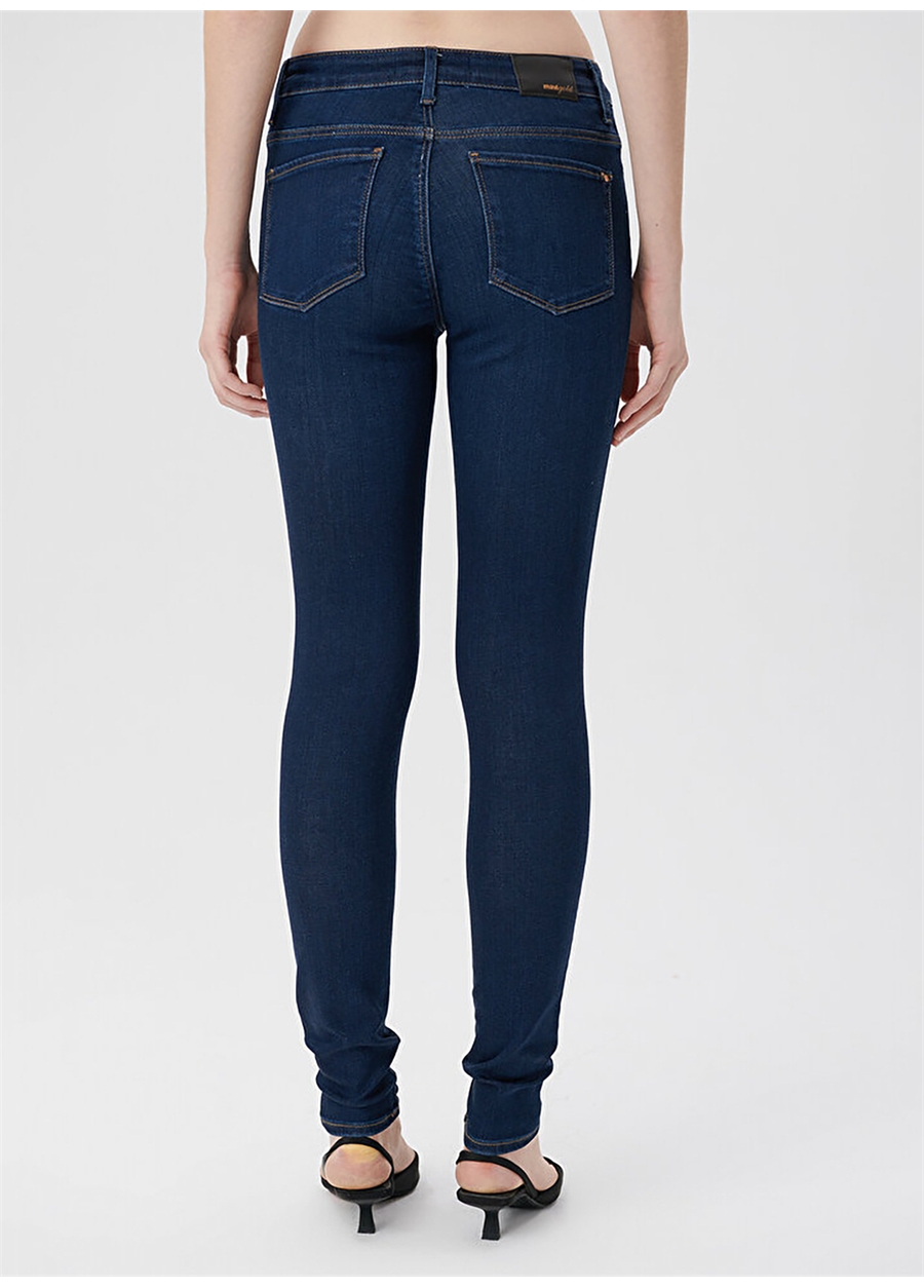 Mavi ALISSA Yüksek Bel Dar Paça Skinny Fit Koyu Mavi Kadın Denim Pantolon M1067883648_3