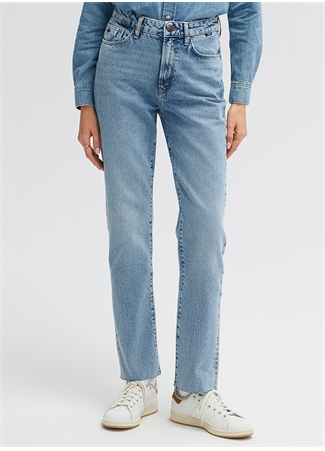 Mavi NEW YORK Yüksek Bel Ankle Paça Straight Mavi Kadın Denim Pantolon M101441-86468_2