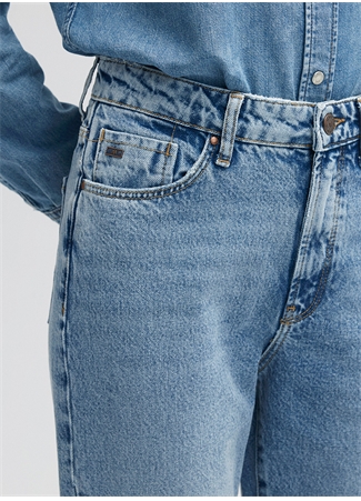 Mavi NEW YORK Yüksek Bel Ankle Paça Straight Mavi Kadın Denim Pantolon M101441-86468_5