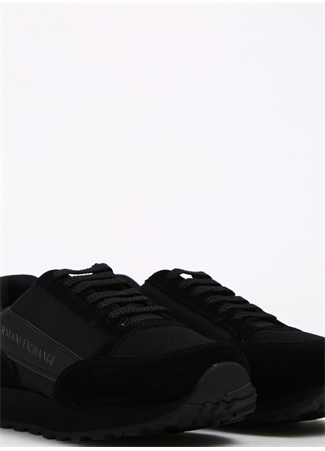 Armani Exchange Siyah Erkek Deri Sneaker XUX083XV263_4