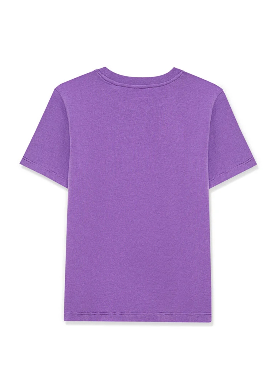 Mavi Baskılı Mor Erkek Çocuk T-Shirt MAVİ LOGO BASKILI TİŞÖRT Purple_1