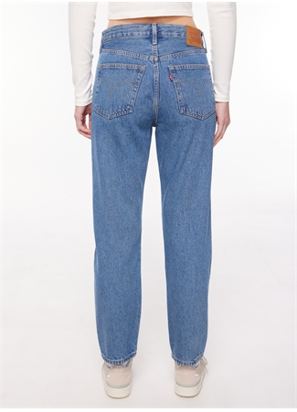 Levis 501 Açık Mavi Kadın Yüksek Bel Denim Pantolon CROP MUST BE MINE Açık_4