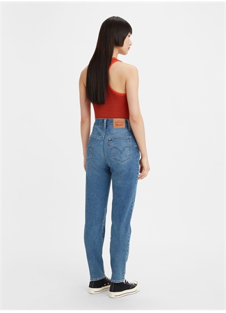 Levis Açık Mavi Kadın Yüksek Bel Denim Pantolon HIGH WAISTED MOM JEAN WINTER THAT's_4