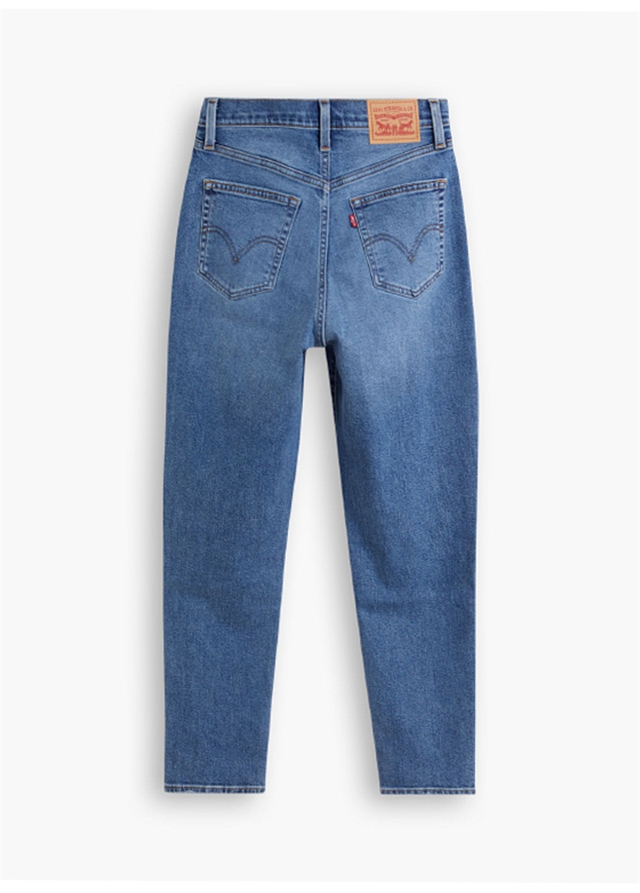 Levis Açık Mavi Kadın Yüksek Bel Denim Pantolon HIGH WAISTED MOM JEAN WINTER THAT's_7