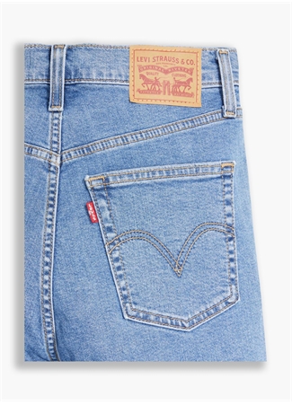 Levis Açık Mavi Kadın Yüksek Bel Denim Pantolon MOM JEAN FYI_8