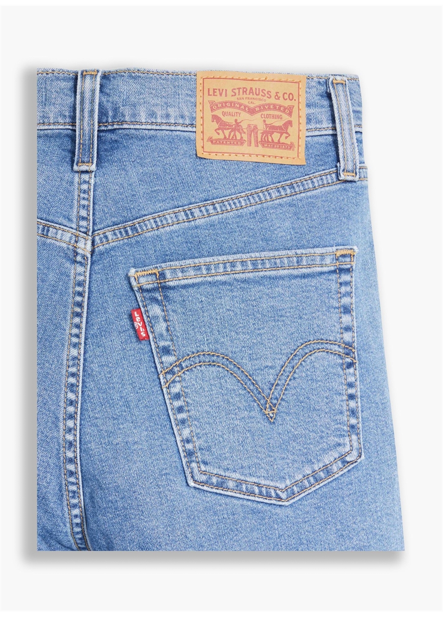 Levis Açık Mavi Kadın Yüksek Bel Denim Pantolon MOM JEAN FYI_8