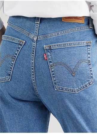 Levis Açık Mavi Kadın Yüksek Bel Denim Pantolon MOM JEAN FYI_10