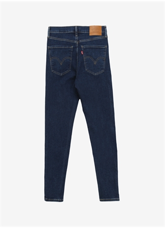 Levis ROME IN CASE Mile High Super Skinny Fit Koyu Mavi Kadın Yüksek Bel Denim Pantolon_6