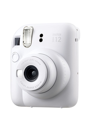 Instax Mini 12 Beyaz Fotoğraf Makinesi 10'Lu Film Kare Albüm Ve Deri Kılıf Bundle Box_3