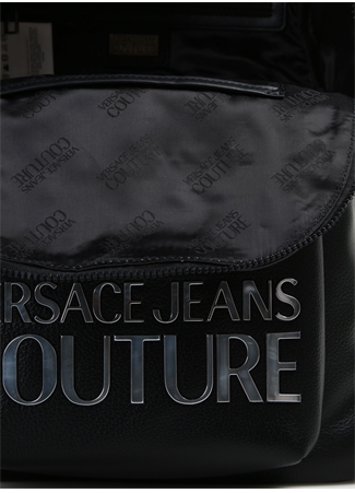 Versace Jeans Couture Siyah - Gümüş Erkek 30X42x15 Cm Sırt Çantası 75YA4B70_3