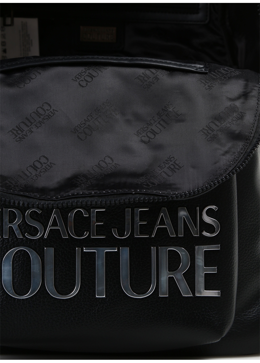 Versace Jeans Couture Siyah - Gümüş Erkek 30X42x15 Cm Sırt Çantası 75YA4B70_3