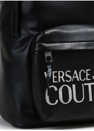 Versace Jeans Couture Siyah - Gümüş Erkek 30X42x15 Cm Sırt Çantası 75YA4B70_4