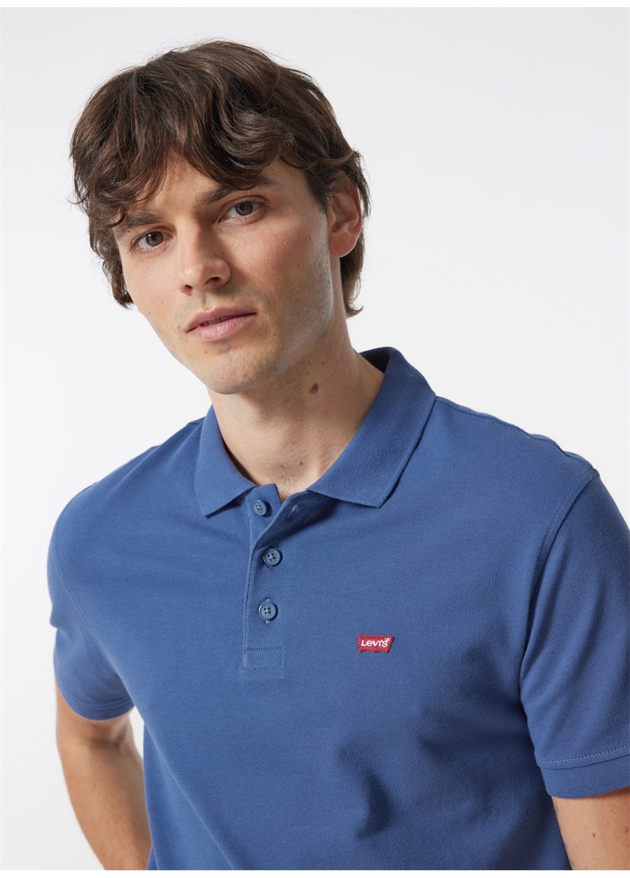 Levis Düz Açık Mavi Erkek Polo T-Shirt A2085-0001_LEVIS HM POLO CLASSIC VI_2