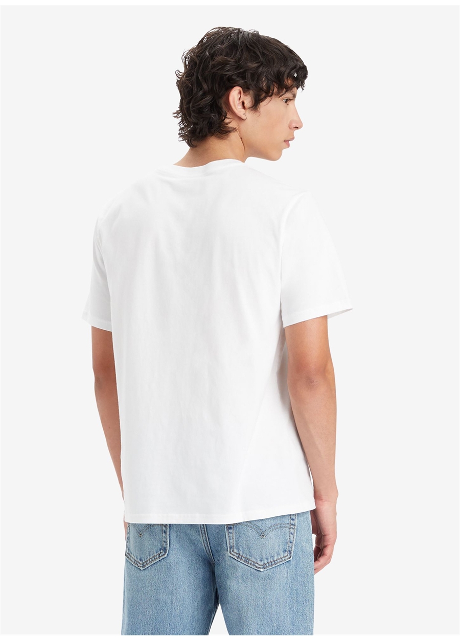 Levis Bisiklet Yaka Baskılı Beyaz Erkek T-Shirt A2082-0162_SS RELAXED FIT TEE SSNL_1