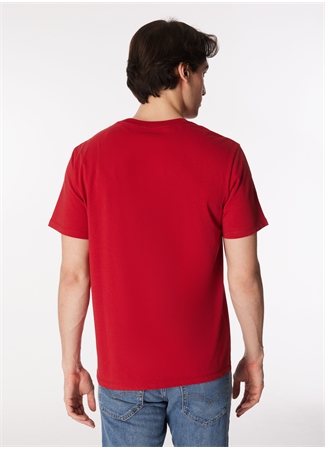 Levis Bisiklet Yaka Baskılı Kırmızı Erkek T-Shirt A2823-0227_GRAPHIC CREWNECK TEE LON_4