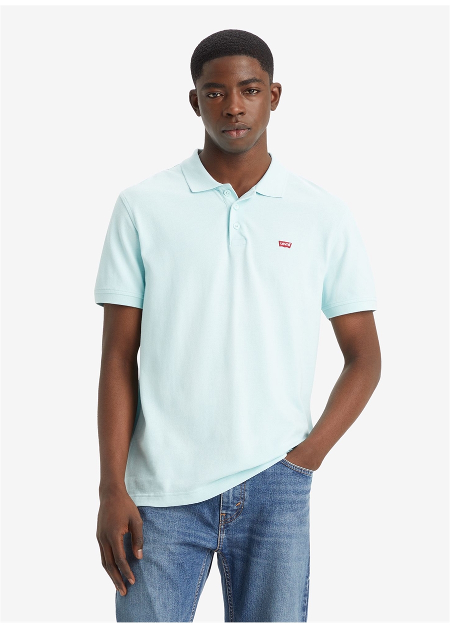 Levis Düz Mavi Erkek Polo T-Shirt A2085-0003_LEVIS HM POLO CLASSIC CL_0