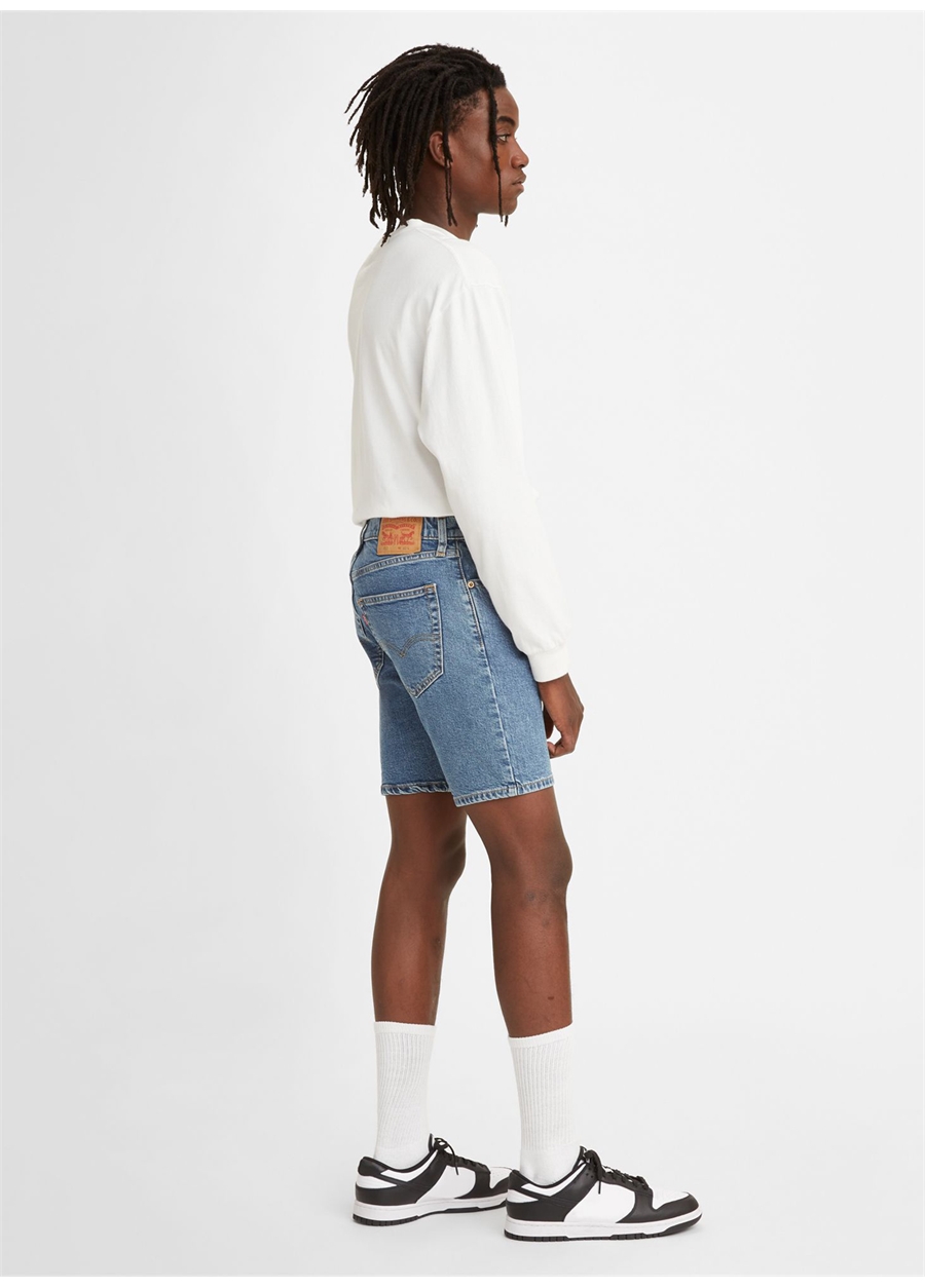 Levis 412 Slim Fit Açık Mavi Erkek Şort A7731-0000 SLIM SHORTS WOLF UND_1