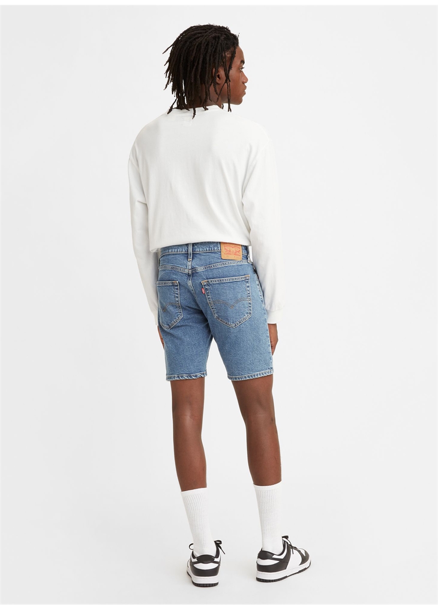 Levis 412 Slim Fit Açık Mavi Erkek Şort A7731-0000 SLIM SHORTS WOLF UND_2