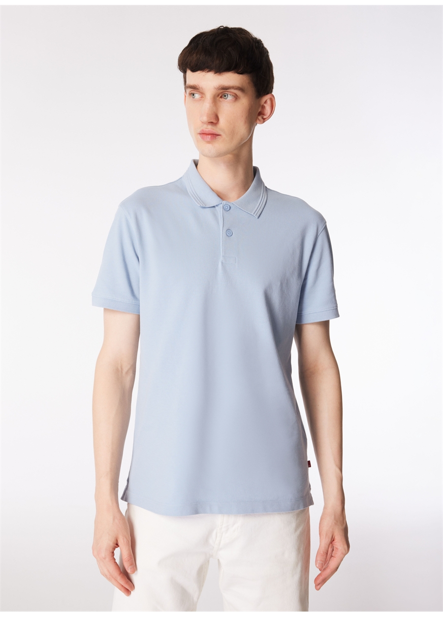 Levis Düz Mavi Erkek Polo T-Shirt A9451-0003_THE STANDARD POLO SOFT C_2