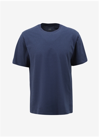 Levis Bisiklet Yaka Düz Mavi Erkek T-Shirt A9437-0001_CLASSIC RELAXED TEE NAVA_5