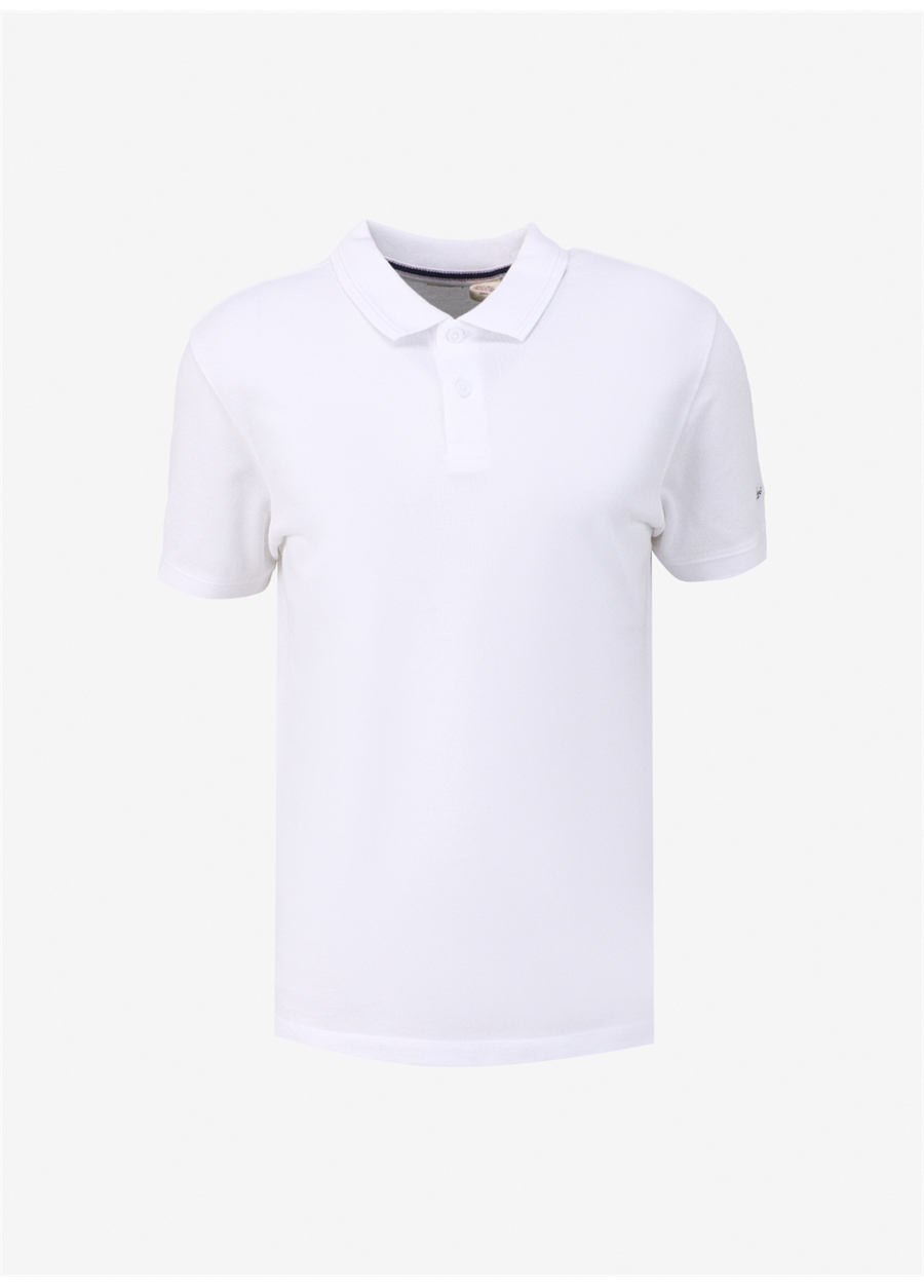 Levis Düz Beyaz Erkek Polo T-Shirt A9451-0000_THE STANDARD POLO BRIGHT_0